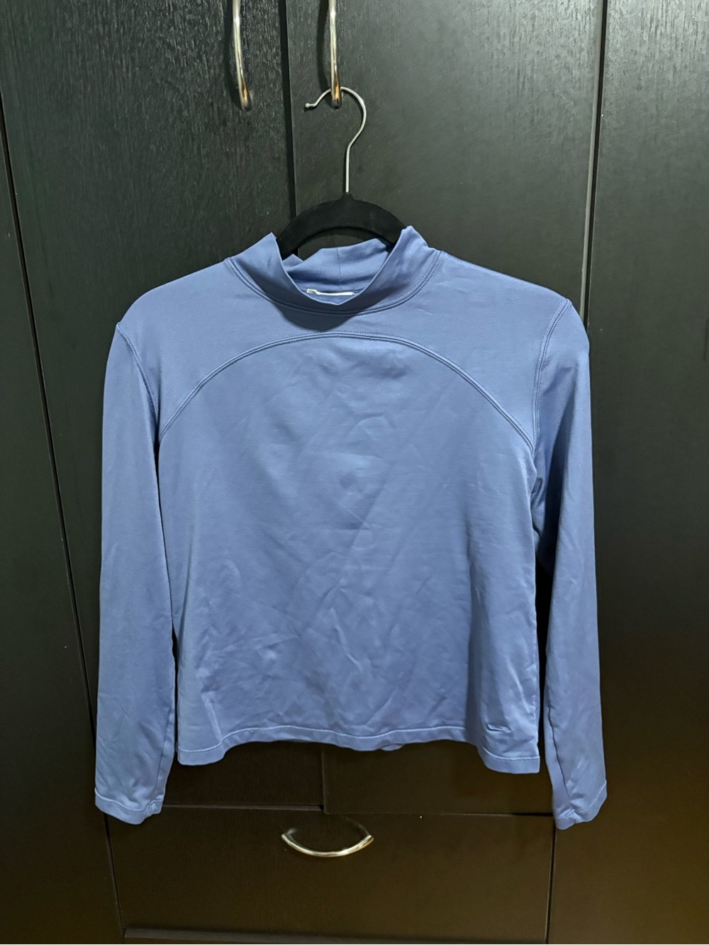Nike Periwinkle Long Sleeve Mock Neck Top